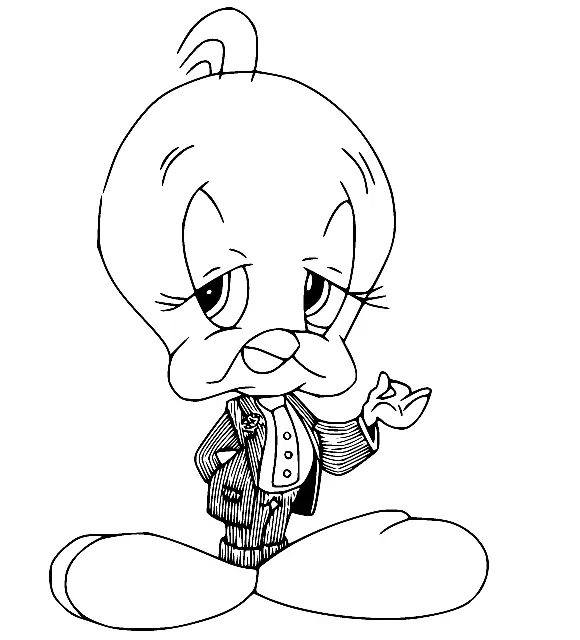 Tweety Para Colorear 64