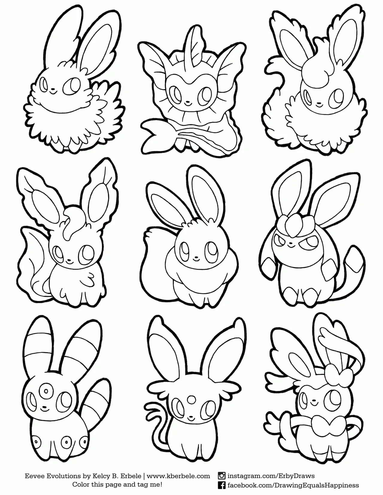 Umbreon Coloring Pages 36