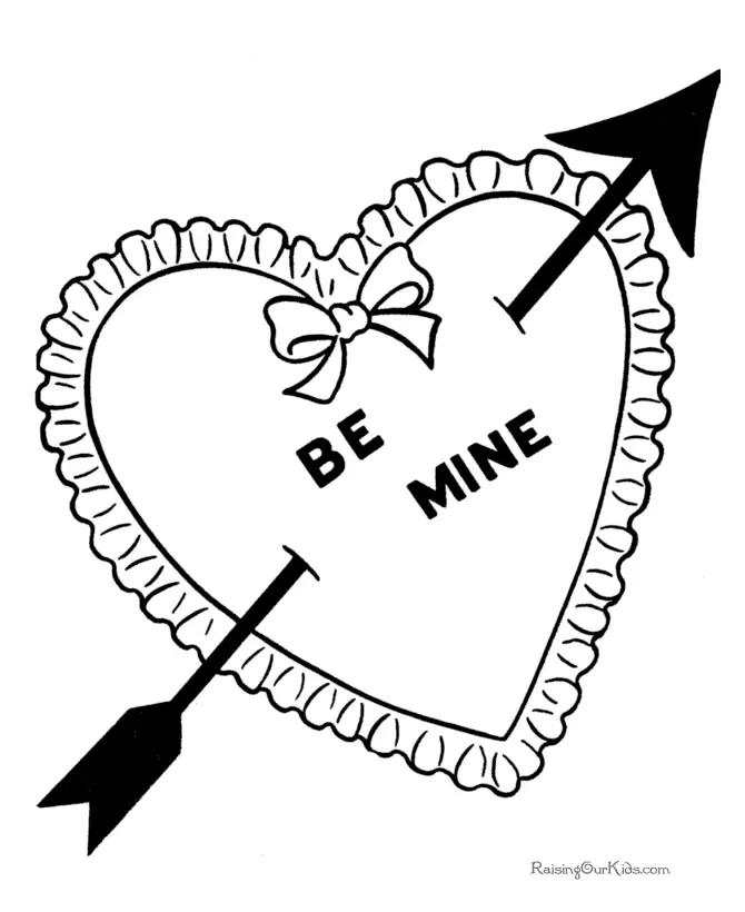 Valentinstag Herz Ausmalbilder 28