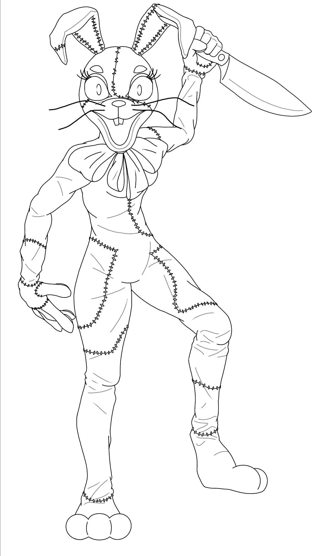 Vanny Coloring Pages 5