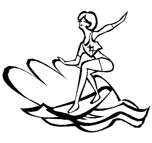 Water Sports Coloring Pages 17