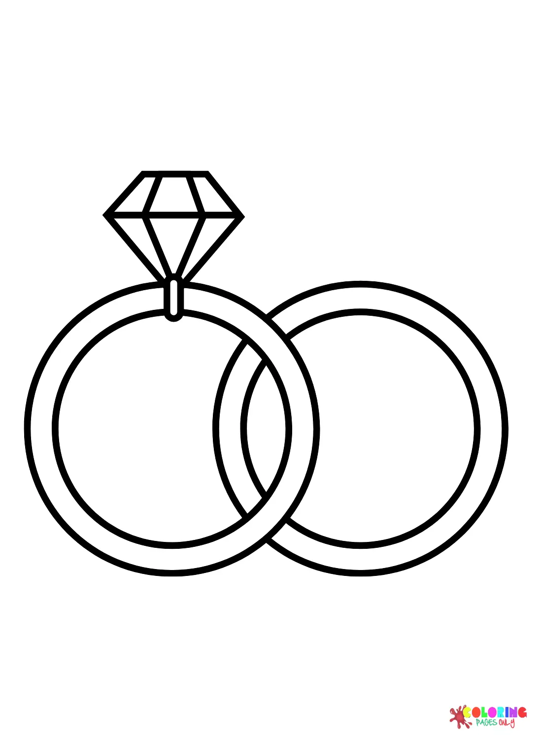 Wedding Ring Coloring Pages 10