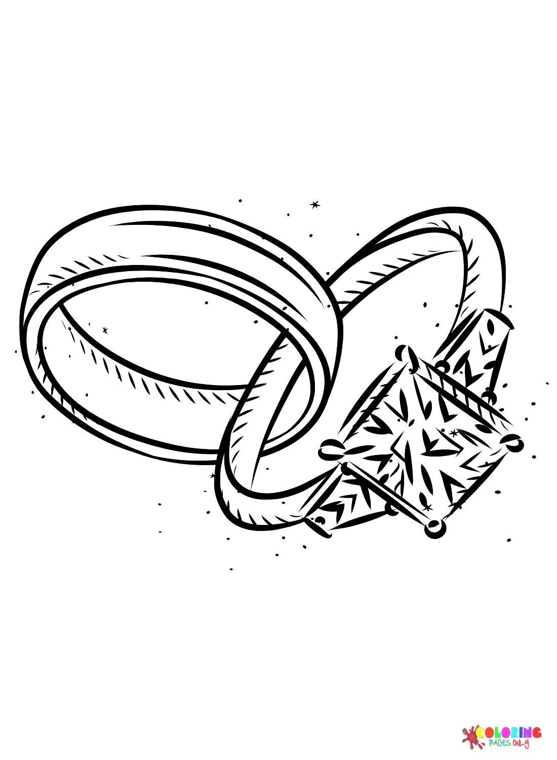 Wedding Ring Coloring Pages 9