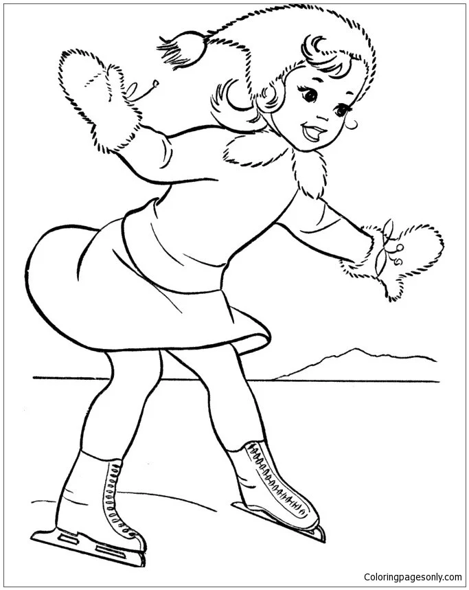 Winter Sports Coloring Pages 118