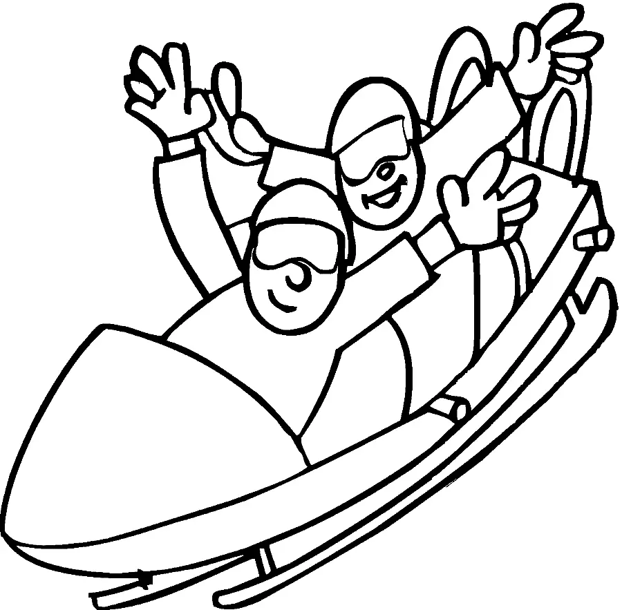 Winter Sports Coloring Pages 38