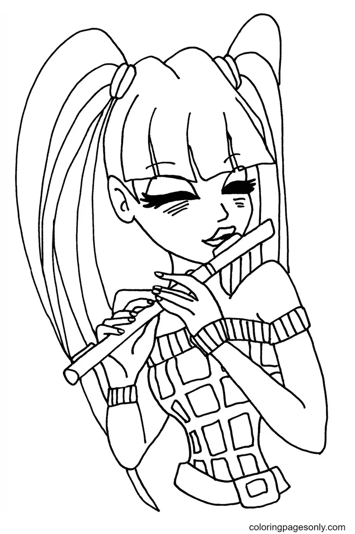 Winx Club Musa Coloring Pages 21