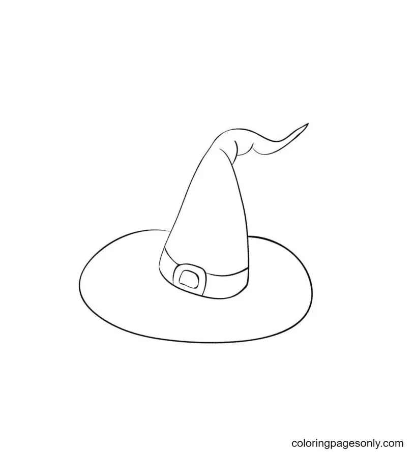 Hexenhut Ausmalbilder 53