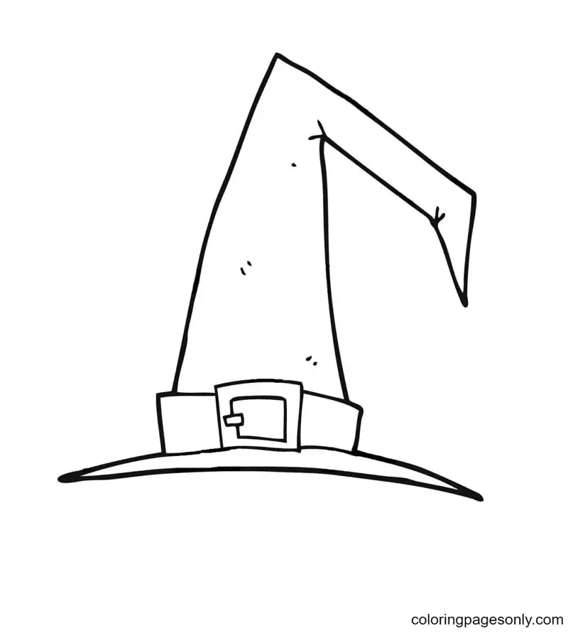 Hexenhut Ausmalbilder 67