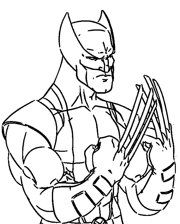 Wolverine Coloring Pages 133