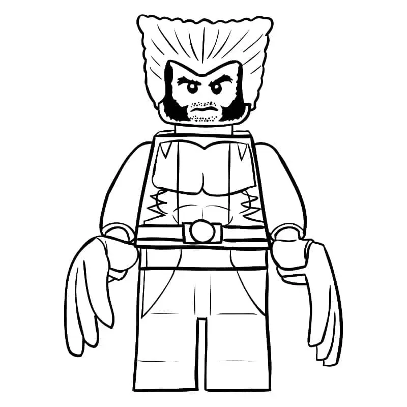 Wolverine Coloring Pages 16