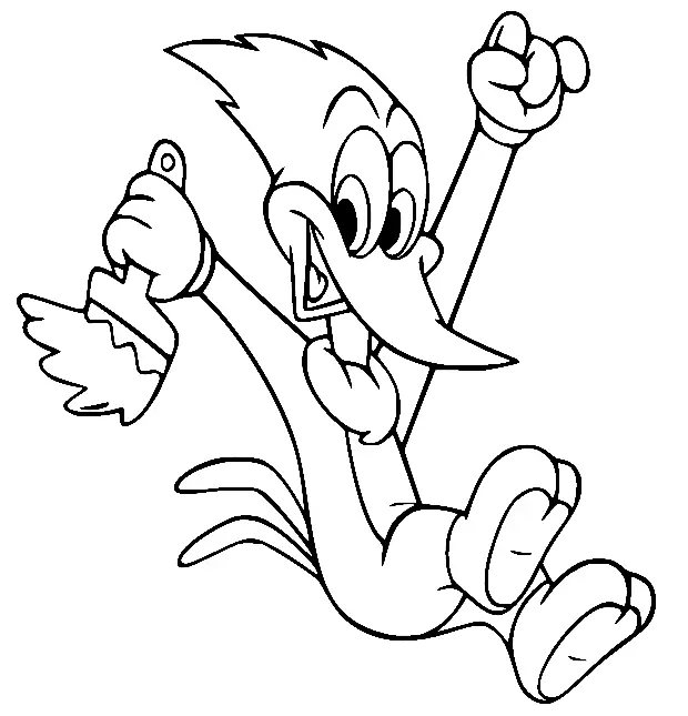 Woody Woodpecker Coloring Pages 41