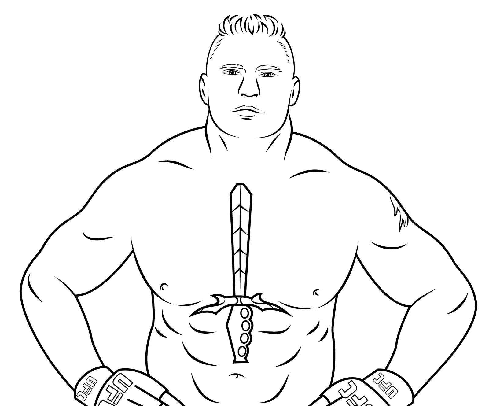 WWE Coloring Pages 24