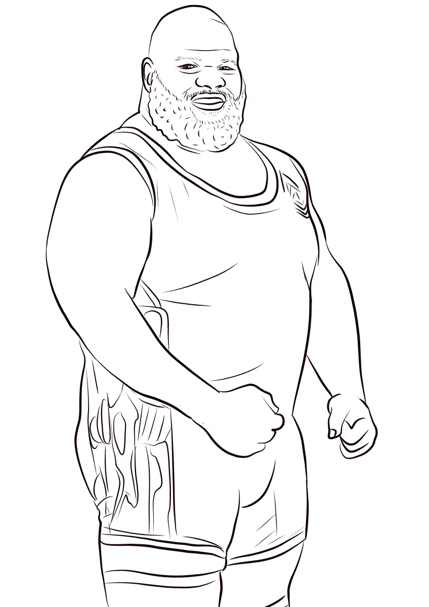 WWE Coloring Pages 39