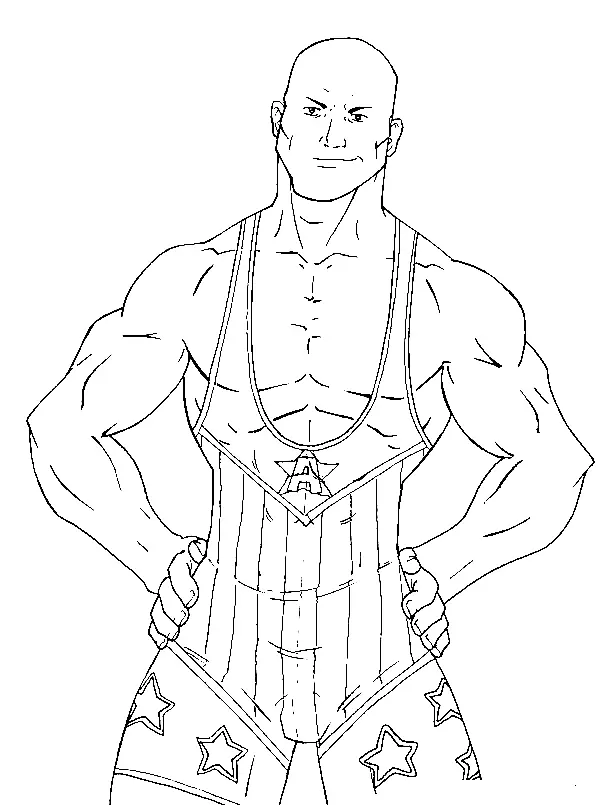 WWE Coloring Pages 46