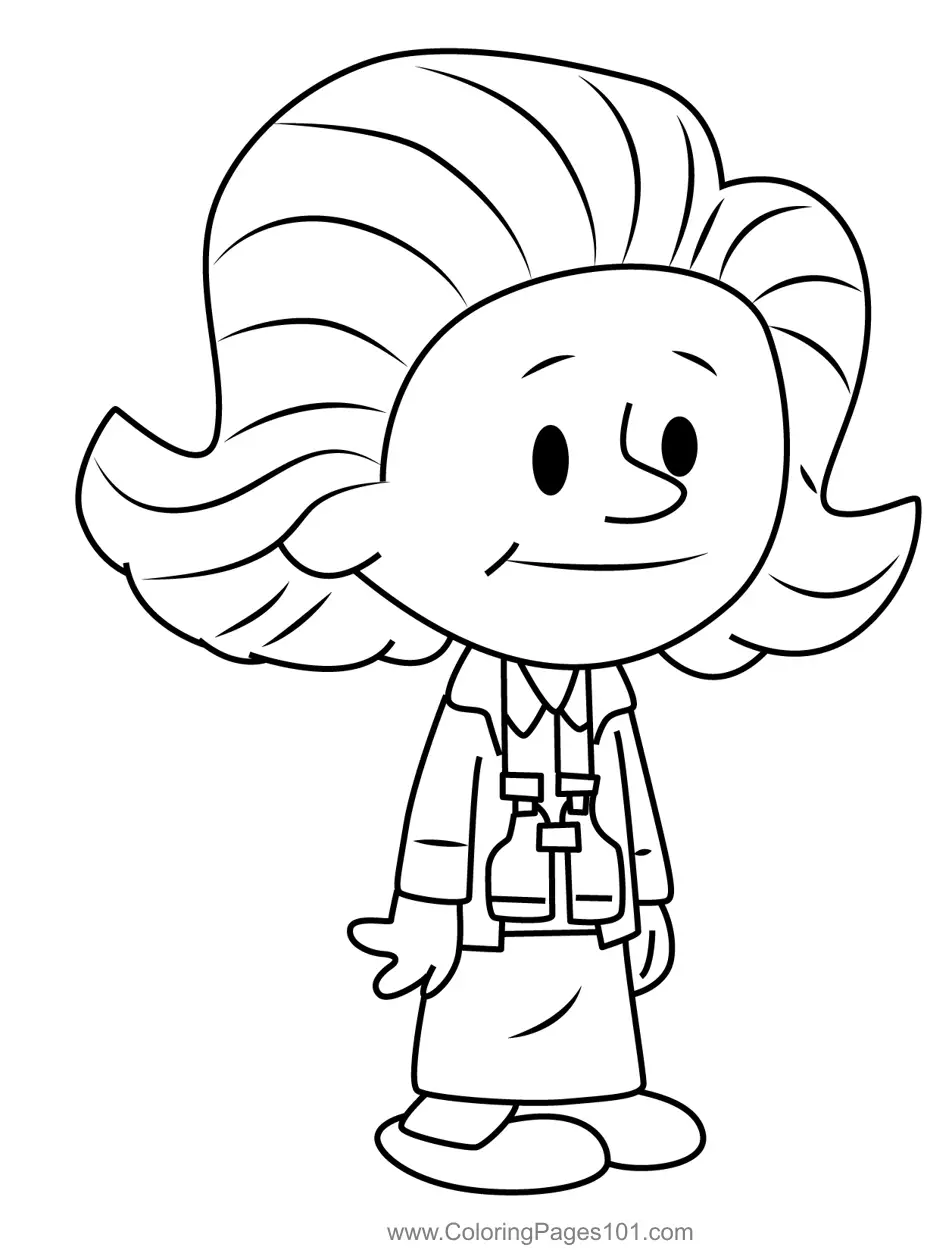 Xavier Riddle and the Secret Museum Coloring Pages 2