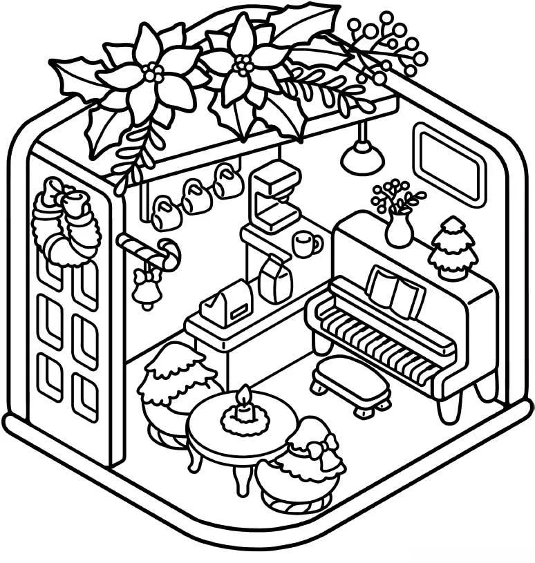 Xmas Ecke Ausmalbilder 23
