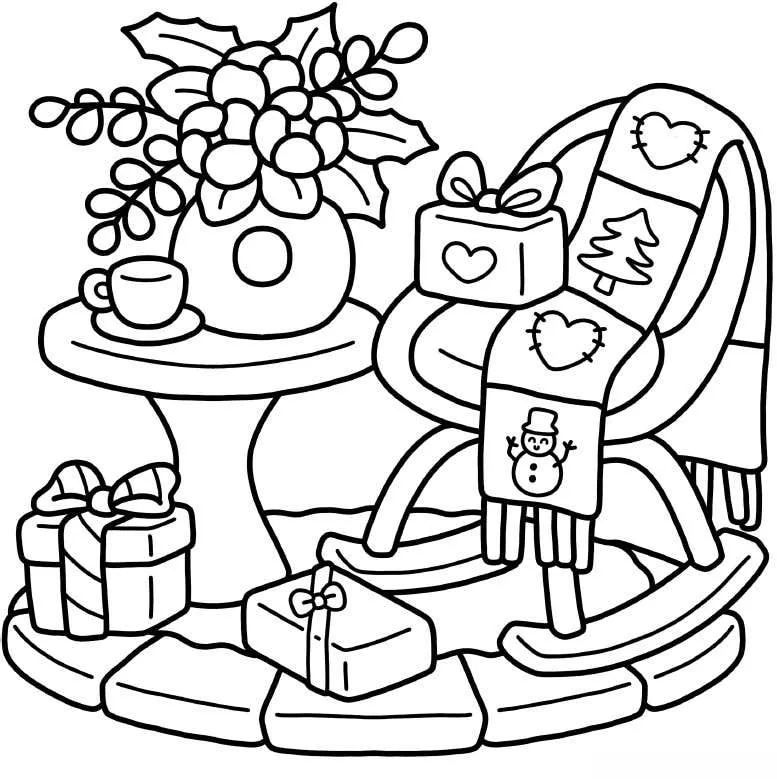 Xmas Ecke Ausmalbilder 24