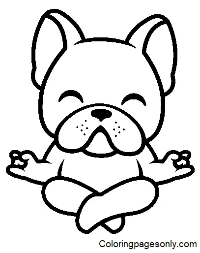 Desenhos de Yoga Para Colorir 5