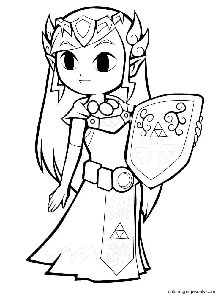 Zelda Ausmalbilder 14