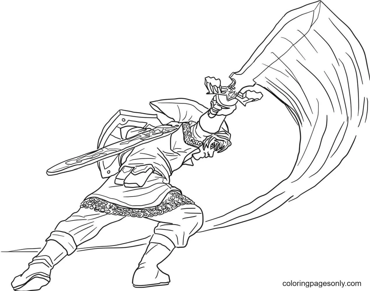 Zelda Ausmalbilder 42