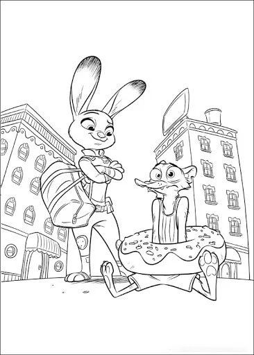 Zootopia Para Colorear 60