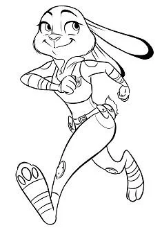 Zootopia Para Colorear 7
